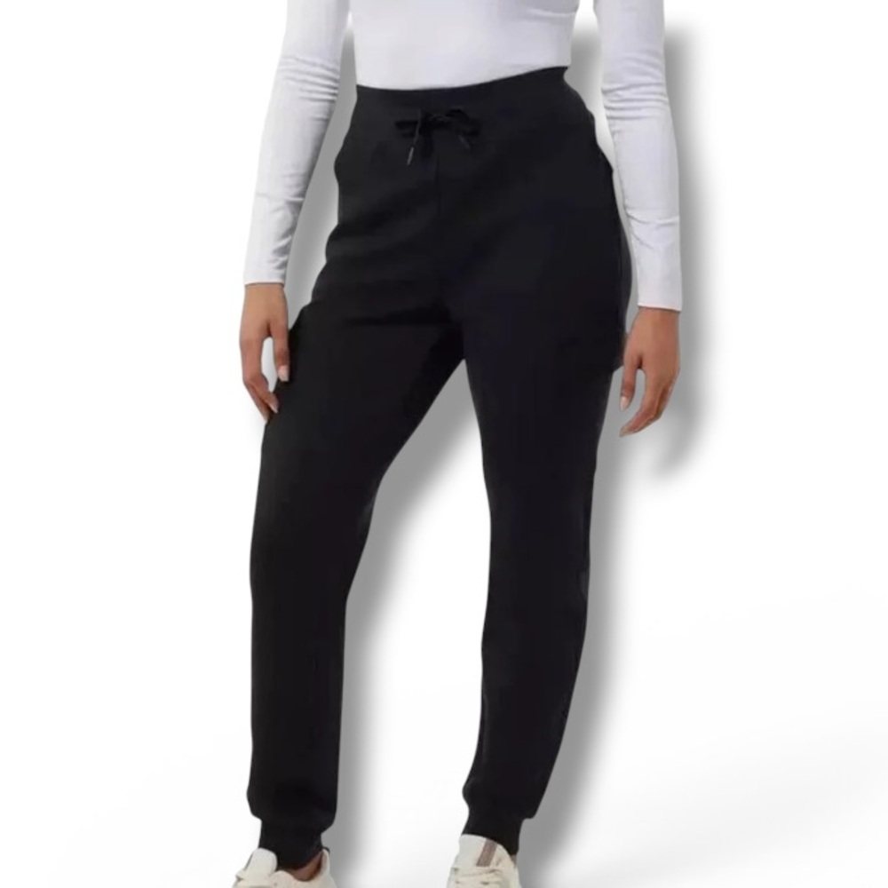 32 Degrees Heat Women's Black Tech Cargo Drawstring Jogger Pants with Pockets